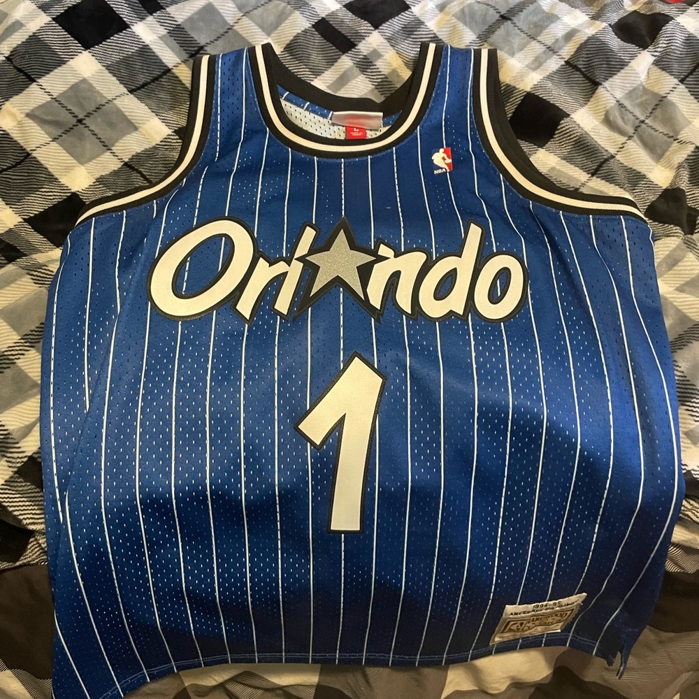 Mitchell & Ness Blue Orlando Jersey